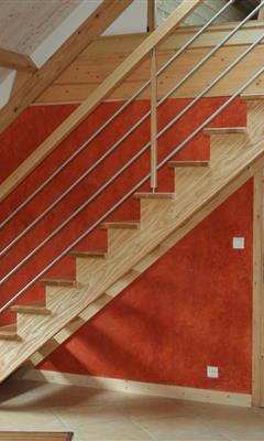 Classique - Elégance - Fabrication d'escaliers dans le Morbihan en Bretagne - QUIMPER - BREST 