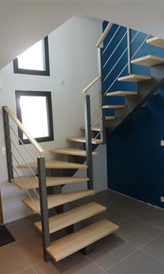  Classique - caméo - Fabrication d'escaliers dans le Morbihan en Bretagne - QUIMPER - BREST 