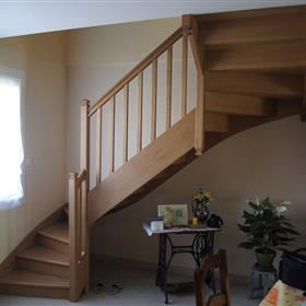 Tradition - Droit - Fabrication d'escaliers dans le Morbihan en Bretagne - QUIMPER - BREST