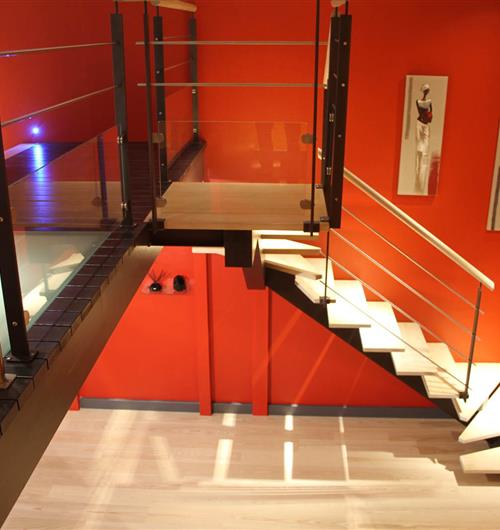Fabrication d'escaliers dans le Morbihan en Bretagne- QUIMPER - BREST 