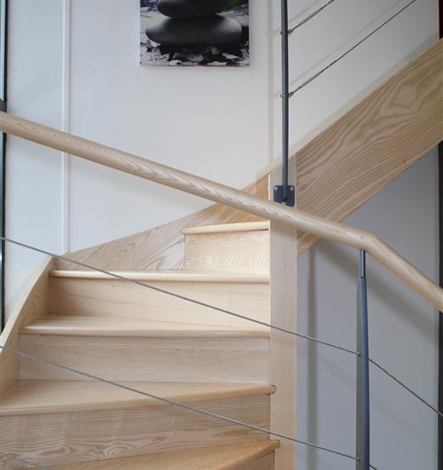 Fabrication d'escaliers dans le Morbihan en Bretagne QUIMPER - BREST 