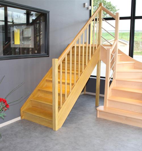 Fabrication d'escaliers dans le Morbihan en Bretagne - QUIMPER - BREST 
