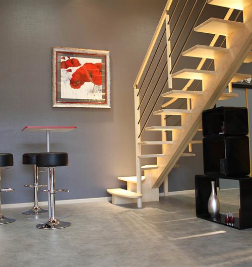 Fabrication d'escaliers dans le Morbihan en Bretagne - QUIMPER - BREST 