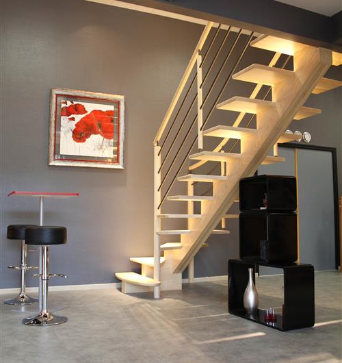 Fabrication d'escaliers dans le Morbihan en Bretagne QUIMPER - BREST 