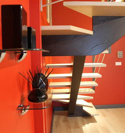 Fabrication d'escaliers dans le Morbihan en Bretagne QUIMPER - BREST 