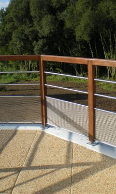 Garde corps - Ormeau - Fabrication d'escaliers dans le Morbihan en Bretagne - QUIMPER - BREST 